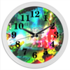 Заказать часы для офиса в Москве. Часы круглые из пластика Abstract Raster 160 от Мастер Спектр - готовые дизайны и нанесение принтов.