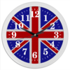 Заказать часы для офиса в Москве. Часы круглые из пластика British Design от balden - готовые дизайны и нанесение принтов.
