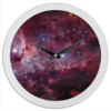 Заказать часы для офиса в Москве. Часы круглые из пластика Часы "Космос" от алёнa - готовые дизайны и нанесение принтов.