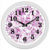 Заказать часы для офиса в Москве. Часы круглые из пластика Русский орнамент 4 от katya13koval - готовые дизайны и нанесение принтов.