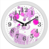 Заказать часы для офиса в Москве. Часы круглые из пластика Часы с цветными мыльными пузырями от baranova.ekat@mail.ru - готовые дизайны и нанесение принтов.