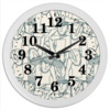 Заказать часы для офиса в Москве. Часы круглые из пластика "Мегаполис" от BeliySlon - готовые дизайны и нанесение принтов.