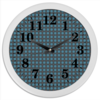 Заказать часы для офиса в Москве. Часы круглые из пластика Detroit от Vadim Koval - готовые дизайны и нанесение принтов.