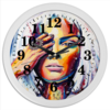 Заказать часы для офиса в Москве. Часы круглые из пластика Синдерелла от Alexey Stepin - готовые дизайны и нанесение принтов.