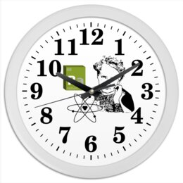 Заказать часы для офиса в Москве. Часы круглые из пластика Радий от reut.94@mail.ru - готовые дизайны и нанесение принтов.