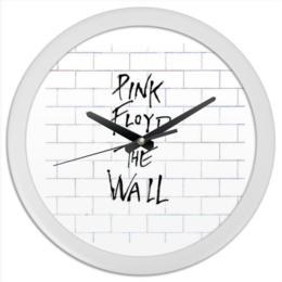Заказать часы для офиса в Москве. Часы круглые из пластика Pink Floyd от 100pari - готовые дизайны и нанесение принтов.
