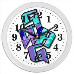 Заказать часы для офиса в Москве. Часы круглые из пластика    SWAG от Nalivaev - готовые дизайны и нанесение принтов.