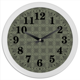 Заказать часы для офиса в Москве. Часы круглые из пластика Fluxx от Vadim Koval - готовые дизайны и нанесение принтов.