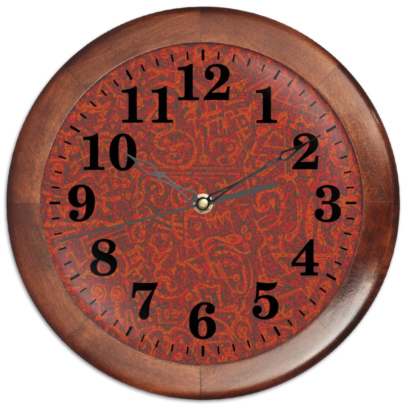 Printio Часы круглые из дерева Бархатный printio часы круглые из дерева мировые часы