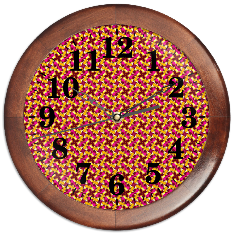 цена Printio Часы круглые из дерева Процесс
