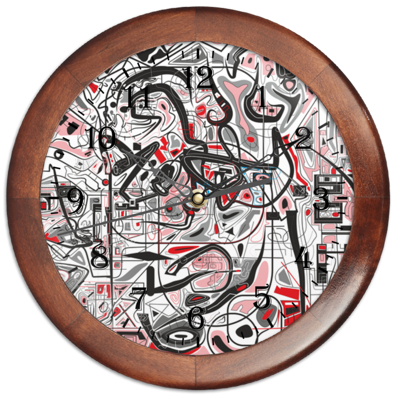 Printio Часы круглые из дерева Mamewax