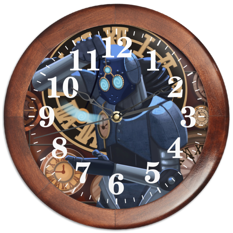 Printio Часы круглые из дерева Хронометрист