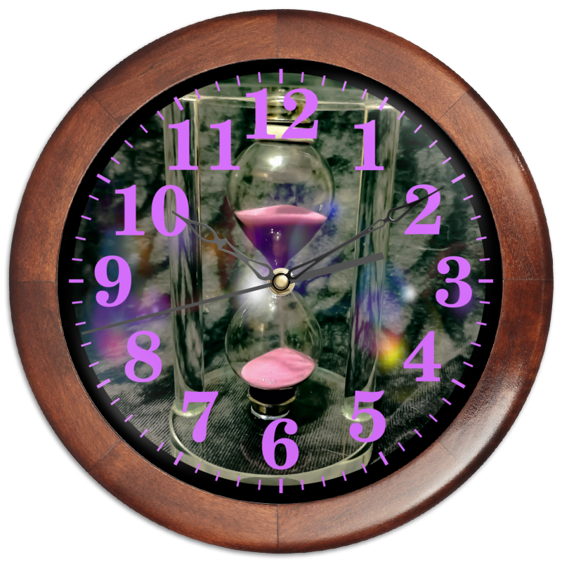 Printio Часы круглые из дерева Время.