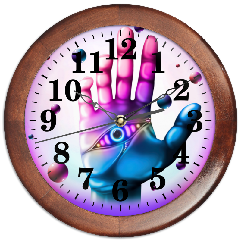 Printio Часы круглые из дерева Сновидение printio часы круглые из дерева purple