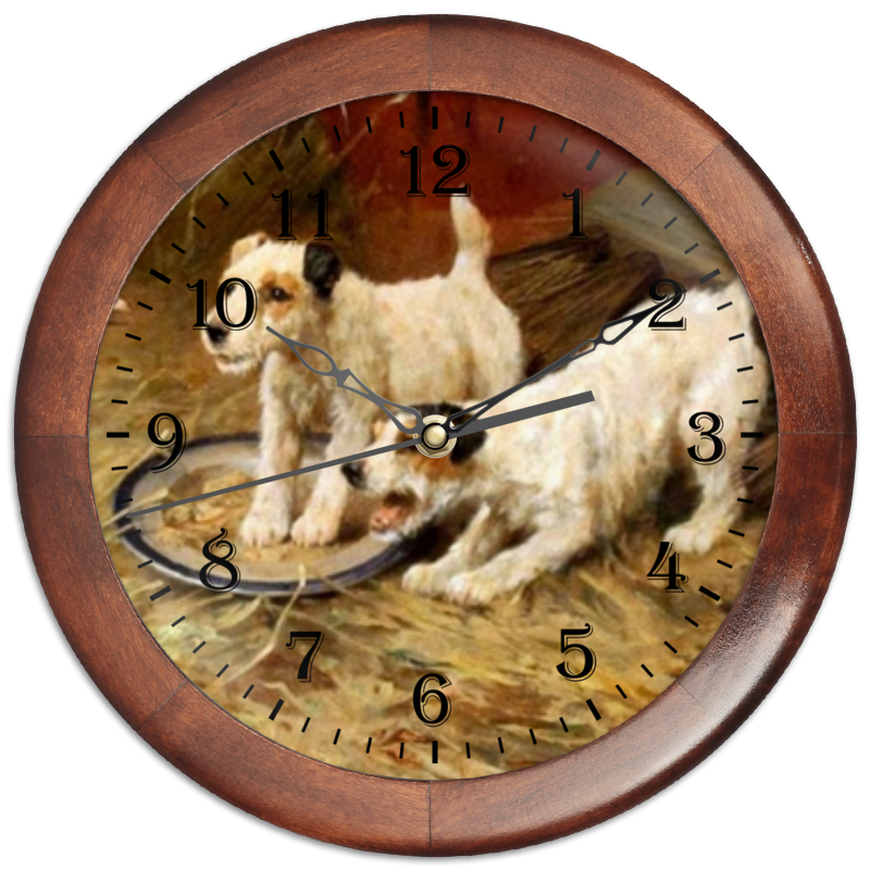 Часы с собаками