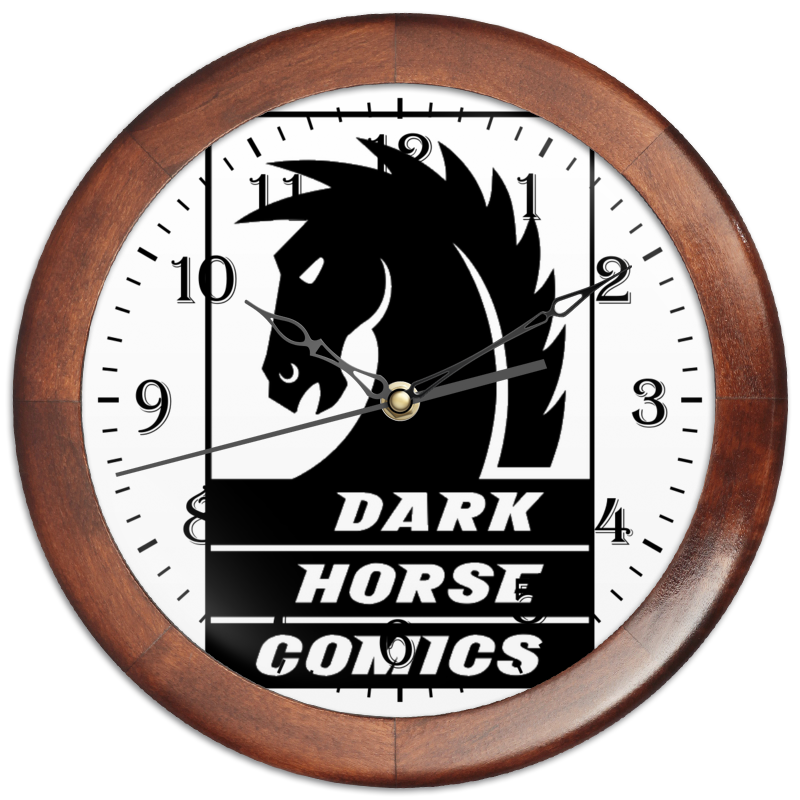 Printio Часы круглые из дерева Dark horse comics