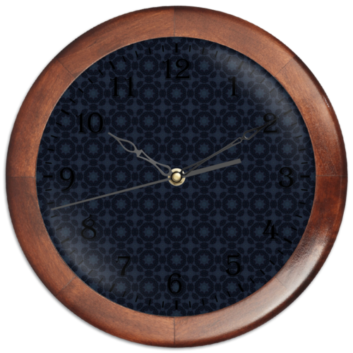 Заказать часы для офиса в Москве. Часы круглые из дерева Radar от Vadim Koval - готовые дизайны и нанесение принтов.