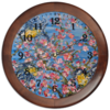 Заказать часы для офиса в Москве. Часы круглые из дерева Весна от rikart - готовые дизайны и нанесение принтов.