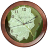 Заказать часы для офиса в Москве. Часы круглые из дерева Время роста от galaxy407@yandex.ru - готовые дизайны и нанесение принтов.