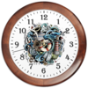 Заказать часы для офиса в Москве. Часы круглые из дерева Морские от Ирина - готовые дизайны и нанесение принтов.