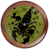 Заказать часы для офиса в Москве. Часы круглые из дерева Скорпион (24.10-21.11) от Apfelbaum - готовые дизайны и нанесение принтов.