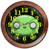 Заказать часы для офиса в Москве. Часы круглые из дерева Mooncake от Дана Столыпина - готовые дизайны и нанесение принтов.