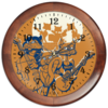 Заказать часы для офиса в Москве. Часы круглые из дерева Кошачий концерт от Виктор Гришин - готовые дизайны и нанесение принтов.