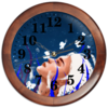 Заказать часы для офиса в Москве. Часы круглые из дерева Light от Дана Столыпина - готовые дизайны и нанесение принтов.