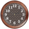 Заказать часы для офиса в Москве. Часы круглые из дерева Черепа от Leichenwagen - готовые дизайны и нанесение принтов.