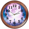 Заказать часы для офиса в Москве. Часы круглые из дерева Поляризованный Сон от Дана Столыпина - готовые дизайны и нанесение принтов.