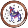Заказать часы для офиса в Москве. Часы круглые из дерева Знак зодиака Стрелец от theirenemen - готовые дизайны и нанесение принтов.