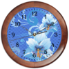 Заказать часы для офиса в Москве. Часы круглые из дерева Лилии от valezar - готовые дизайны и нанесение принтов.