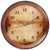 Заказать часы для офиса в Москве. Часы круглые из дерева Старые часы от Анатолий Холодов - готовые дизайны и нанесение принтов.