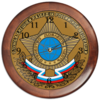 Заказать часы для офиса в Москве. Часы круглые из дерева служба CВР от Алексей29 - готовые дизайны и нанесение принтов.