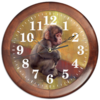 Заказать часы для офиса в Москве. Часы круглые из дерева Маленький ГОКУ от Дана Столыпина - готовые дизайны и нанесение принтов.