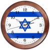 Заказать часы для офиса в Москве. Часы круглые из дерева Земля Обетованная - Израиль! от игорь попов - готовые дизайны и нанесение принтов.