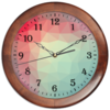 Заказать часы для офиса в Москве. Часы круглые из дерева Часы настенные Geometry от ZeroEdition - готовые дизайны и нанесение принтов.