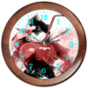 Заказать часы для офиса в Москве. Часы круглые из дерева Яблочный микс от Stil na yarkosti - готовые дизайны и нанесение принтов.