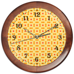 Заказать часы для офиса в Москве. Часы круглые из дерева Haiku от Vadim Koval - готовые дизайны и нанесение принтов.
