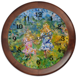 Заказать часы для офиса в Москве. Часы круглые из дерева 92 дня от rikart - готовые дизайны и нанесение принтов.