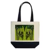 Заказать сумку в Москве. Шоппер Кожаные зеленые мотивы от Alexey Evsyunin - готовые дизайны и нанесение принтов.