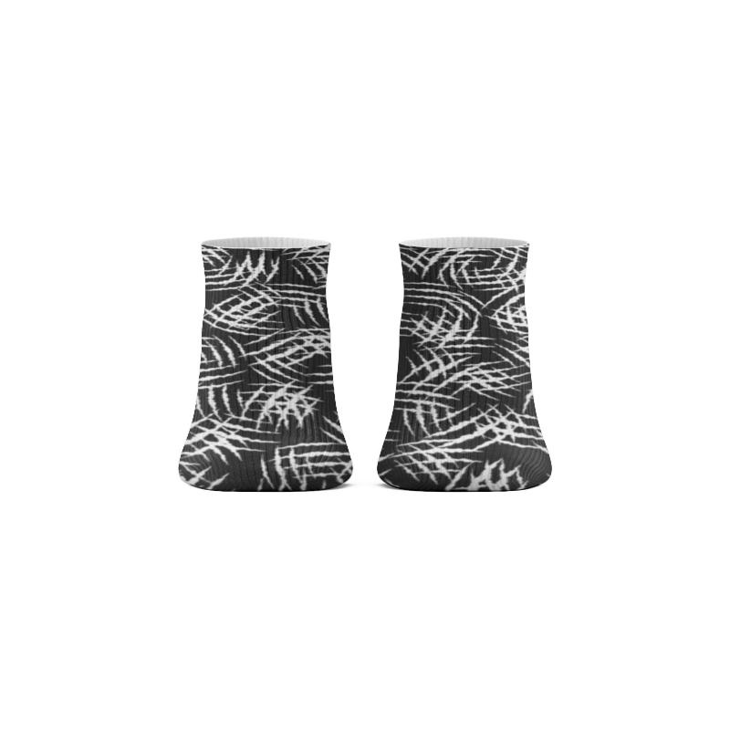 Printio Носки короткие Носки кошатника чёрные носки новогодние короткие носки новый год носки на подарок носки с принтом