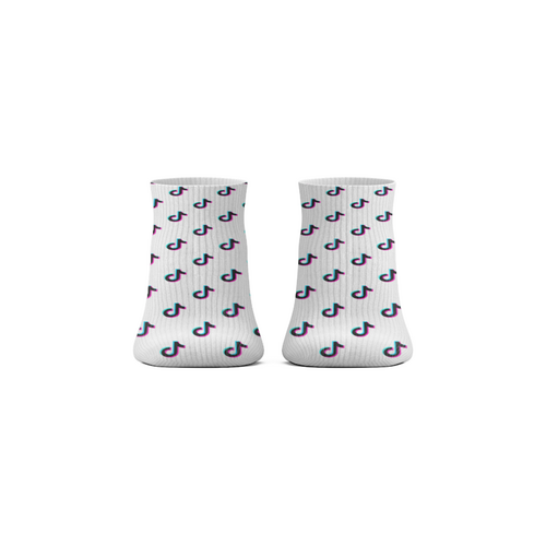 Заказать носки в Москве. Носки короткие тикток от queen  - готовые дизайны и нанесение принтов.