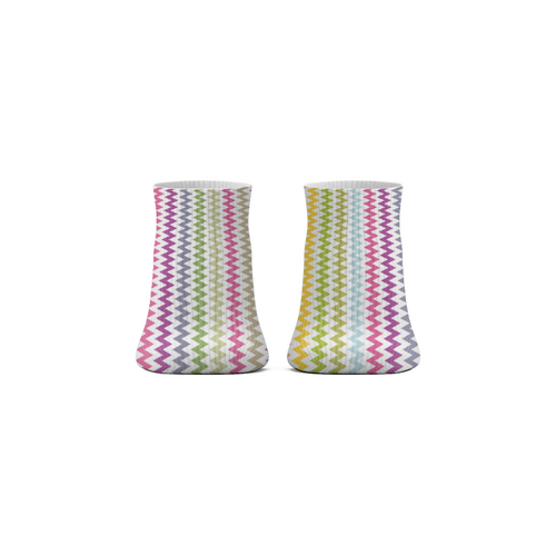 Заказать носки в Москве. Носки короткие Zigzag от Jimmy Flash - готовые дизайны и нанесение принтов.