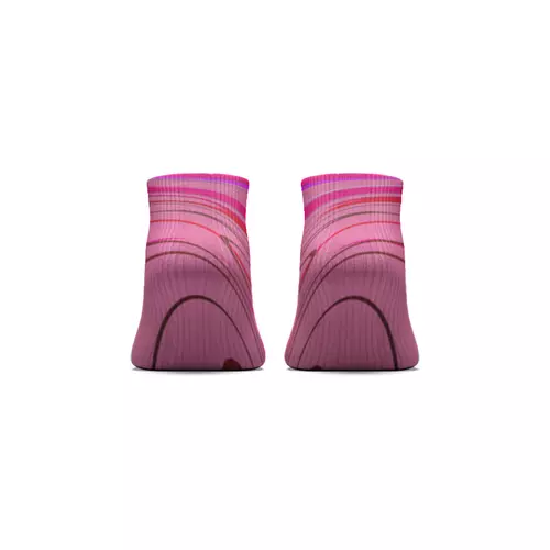 Заказать носки в Москве. Носки короткие Розовые волны от Alexey Evsyunin - готовые дизайны и нанесение принтов.