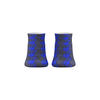 Заказать носки в Москве. Носки короткие Rumpled Blue от Soluvel  - готовые дизайны и нанесение принтов.