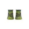 Заказать носки в Москве. Носки короткие Кожаные зеленые мотивы от Alexey Evsyunin - готовые дизайны и нанесение принтов.