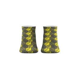 Заказать носки в Москве. Носки короткие Rumples Yellow от Soluvel  - готовые дизайны и нанесение принтов.