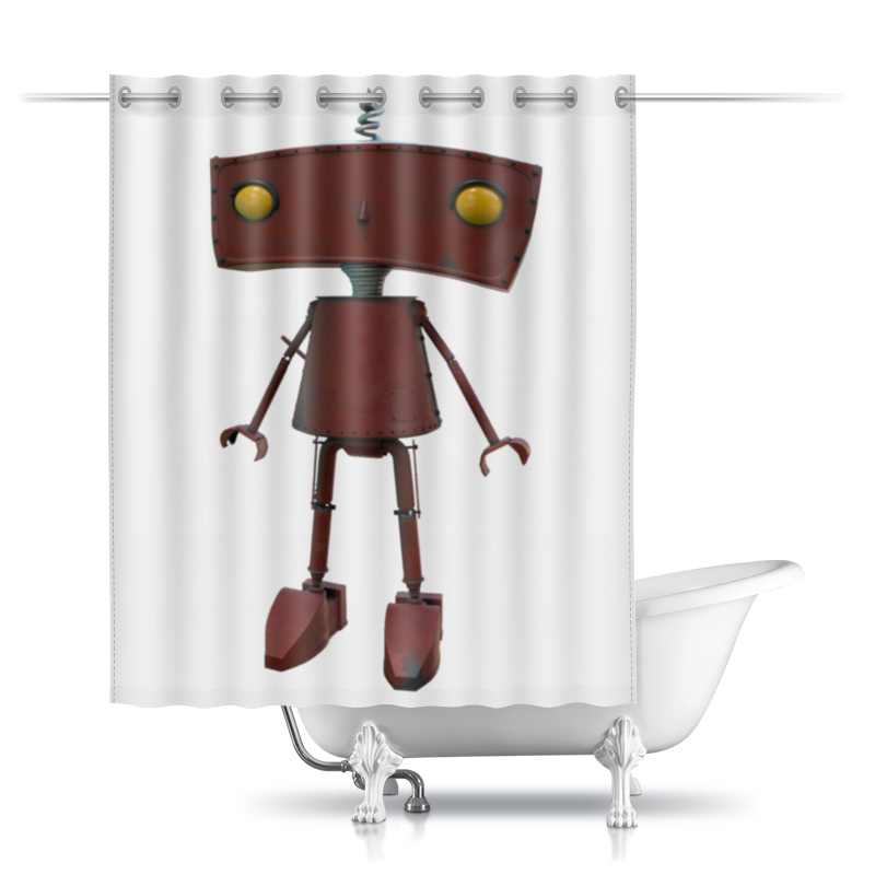 Printio Шторы в ванную Bad robot