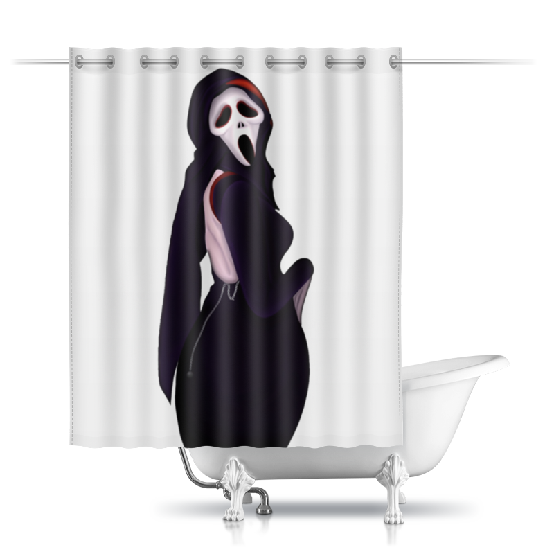 Printio Шторы в ванную Призрачное лицо printio шторы в ванную призрачное лицо